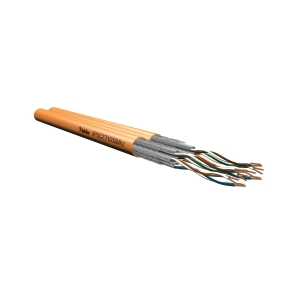 Elmat Netzwerkkabel |duplex |orange |Cat7 S/FTP LSHF |1000MHz |Meterware 